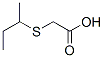 [(1-Methylpropyl)thio]acetic acid Structure
