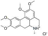 (S)-5,6,6a,7-tetrahydro-1,2,9,10-tetramethoxy-6-methyl-4H-dibenzo[de,g]quinolinium chloride Structure