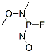Bis[methoxy(methyl)amino]fluorophosphine Structure