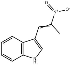1-吲哚基-2-硝基丙烯, 22693-51-2, 结构式