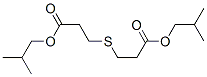 3,3'-チオビスプロピオン酸ビス(2-メチルプロピル) 化学構造式