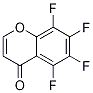 4H-1-Benzopyran-4-one, 5,6,7,8-tetrafluoro- Structure