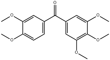 Methanone, (3,4-dimethoxyphenyl)(3,4,5-trimethoxyphenyl)- Struktur