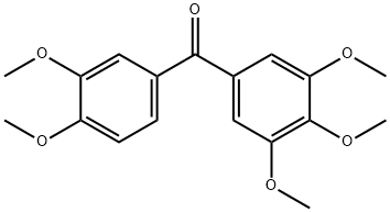 Methanone, (3,4-dimethoxyphenyl)(3,4,5-trimethoxyphenyl)- Structure