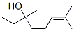 3,7-Dimethyl-6-octen-3-ol 化学構造式