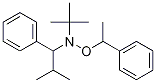 N-TERT-ブチル-N-(2-メチル-1-フェニルプロピル)-O-(1-フェニルエチル)ヒドロキシルアミン 化学構造式
