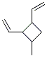 1-Methyl-2,3-divinylcyclobutane Struktur