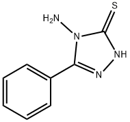 4-氨基-5-苯基-4H-1,2,4-三唑-3-硫醇,22706-11-2,结构式