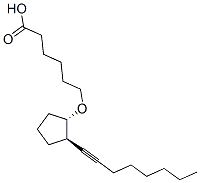 7-oxa-13-prostynoic acid Structure