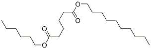ヘキサン二酸1-デシル6-ヘキシル 化学構造式