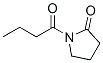 1-butanoylpyrrolidin-2-one Struktur