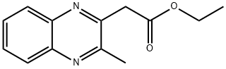 (3-甲基-2-喹喔啉)乙酸乙酯, 22712-18-1, 结构式