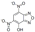 5,7-ジニトロベンゾフラザン-4-オール 化学構造式