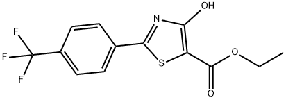 ETHYL 4-HYDROXY-2-[4-(TRIFLUOROMETHYL)PHENYL]-1,3-THIAZOLE-5-CARBOXYLATE,227199-08-8,结构式