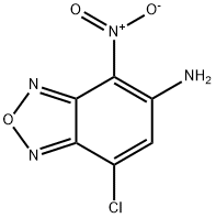 7-氯-4-硝基-2,1,3-苯并恶二唑-5-胺, 227199-11-3, 结构式