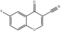 6-氟色酮-3-腈, 227202-21-3, 结构式