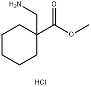 1-(氨基甲基)环己烷-1-甲酸甲酯盐酸盐,227203-36-3,结构式