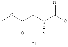 4-methyl hydrogen D-aspartate hydrochloride Struktur