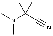 2-(dimethylamino)-2-methylpropanenitrile Struktur