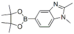 1H-Benzimidazole, 1,2-dimethyl-5-(4,4,5,5-tetramethyl-1,3,2-dioxaborolan-2-yl)- Struktur