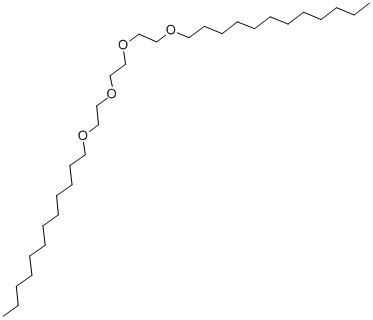 TRIETHYLENE GLYCOL DI-N-DODECYL ETHER 结构式