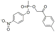 4-nitrophenyl 4-methylphenacyl methylphosphonate Structure