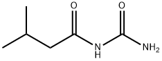N-カルバモイル-3-メチルブチルアミド 化学構造式