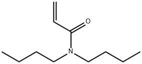 N,N-ジブチルアクリルアミド 化学構造式