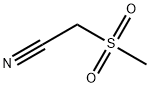 メチルスルホニルアセトニトリル 化学構造式