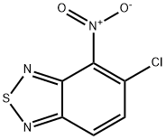 5-氯-4-硝基-2,1,3-苯并噻二唑 结构式