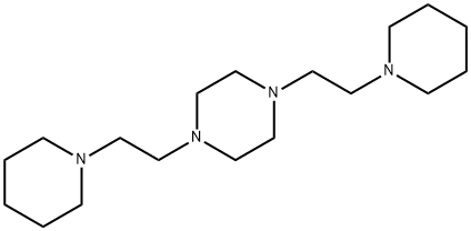 1,4-Bis(2-piperidinoethyl)piperazine Struktur