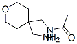 Acetamide,  N-[[4-(aminomethyl)tetrahydro-2H-pyran-4-yl]methyl]- 结构式