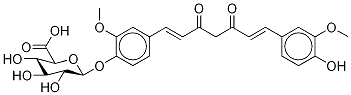 クルクミンモノグルクロニド 化学構造式