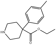 4-(4-METHYLPHENYL)-4-PIPERIDINECARBOXYLIC ACID ETHYL ESTER Struktur