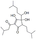 3,4-dihydroxy-4-(1-hydroxy-4-methylpentyl)-5-(3-methylbutyl)-2-(3-methyl-1-oxobutyl)cyclopent-2-en-1-one Structure