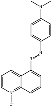 5-[[p-(Dimethylamino)phenyl]azo]quinoline 1-oxide Struktur