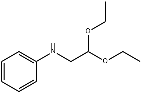 アニリノアセトアルデヒドジエチルアセタール 化学構造式