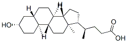 (4R)-4-[(3S,5S,8R,9S,10S,13R,14S,17R)-3-hydroxy-10,13-dimethyl-2,3,4,5,6,7,8,9,11,12,14,15,16,17-tetradecahydro-1H-cyclopenta[a]phenanthren-17-yl]pentanoic acid|石胆酸杂质