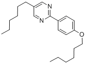 5-n-Hexyl-2-[4-(n-hexyloxy)phenyl]pyrimidine Structure