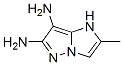 1H-Imidazo[1,2-b]pyrazole-6,7-diamine,  2-methyl- Structure
