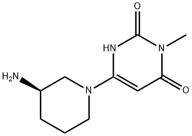2,4(1H,3H)-Pyrimidinedione, 6-[(3R)-3-amino-1-piperidinyl]-3-methyl-