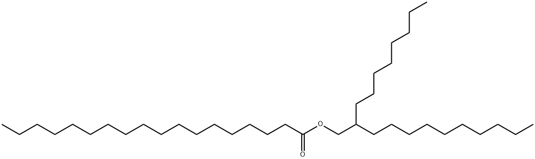辛基十二醇硬脂酸酯 结构式