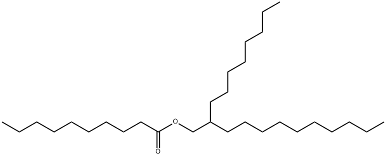 2-octyldodecyl decanoate Structure