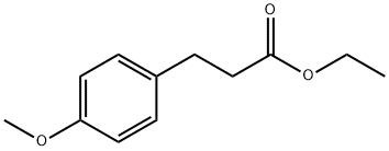 ETHYL 3-(4-METHOXYPHENYL)PROPANOATE,22767-72-2,结构式