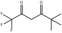 1,1,1-トリフルオロ-5,5-ジメチルヘキサン-2,4-ジオン 化学構造式