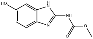 methyl 5-hydroxy-2-benzimidazole carbamate Structure