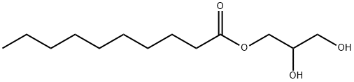 一癸酸甘油酯,2277-23-8,结构式