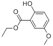 2-ヒドロキシ-5-メトキシ安息香酸エチル 化学構造式