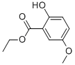 2-HYDROXY-5-METHOXY-BENZOIC ACID ETHYL ESTER Structure