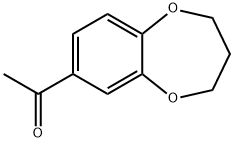 7-乙酰基-3,4-二氢-1,5-苯并二噁庚, 22776-09-6, 结构式